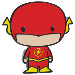 Niue: DC Comics - Flash Chibi Coin kolorowany 1 uncja Srebra 2020 Proof
