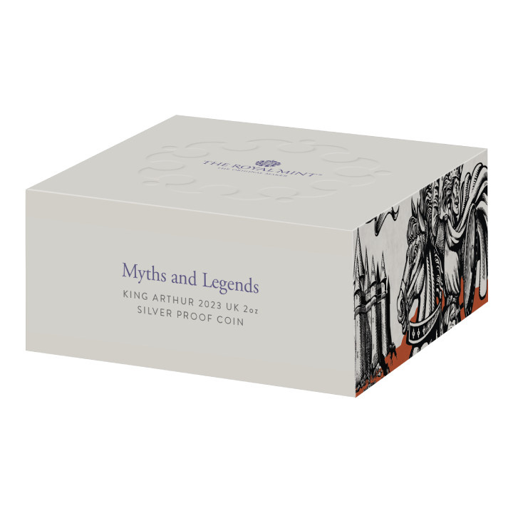 Myths & Legends: King Arthur 2 uncje Srebra 2023 Proof
