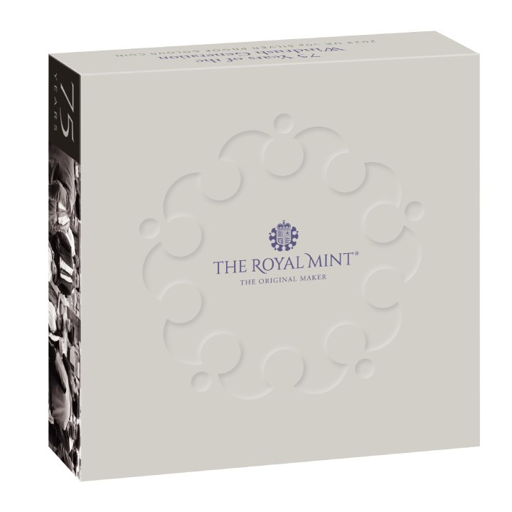 75 Years of the Windrush Generation kolorowany 50p Srebro 2023 Proof