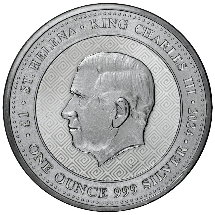 St. Helena: Ateńska Sowa 1 uncja Srebra 2024
