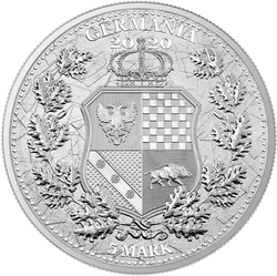 Allegories: Italia & Germania 1 uncja Srebra 2020