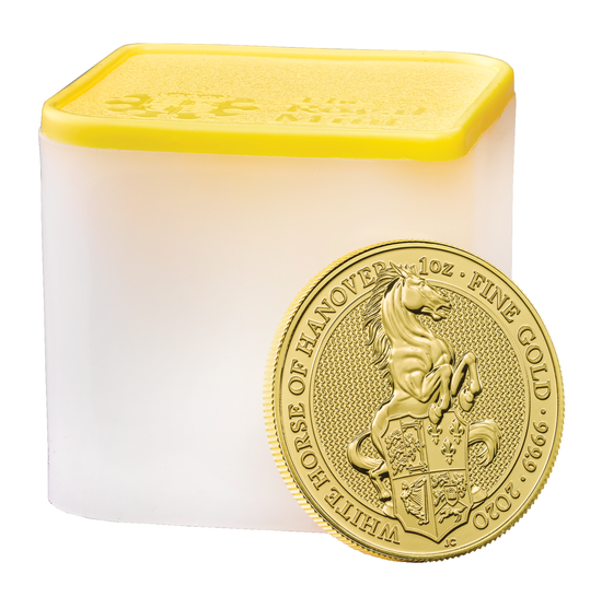 Bestie Królowej: Biały Koń Hanoweru 1 uncja Złota 2020