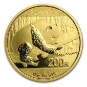 Chińska Panda 15 gramów Złota 2016