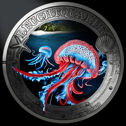 Mauve Stinger kolorowany 3 Euro Miedź 2024