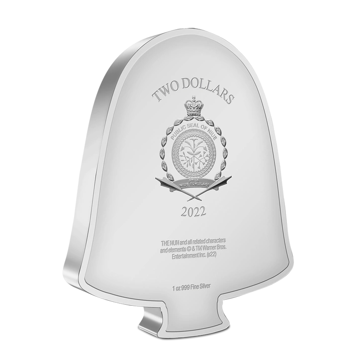 Niue: Horror - The Nun Chibi Coin kolorowany 1 uncja Srebra 2022 Proof