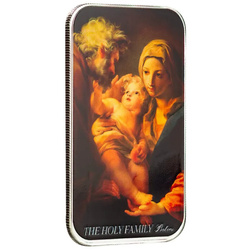 Sztabka Scottsdale The Holy Family kolorowana 1 uncja Srebra 
