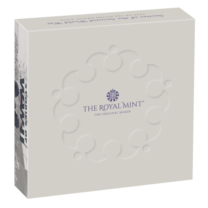 Stories of The Second World War 50p Srebro 2025 Proof