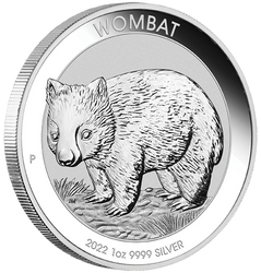 Australijski Wombat 1 uncja Srebra 2022