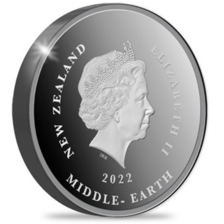 Zestaw 2 monet The Lord of the Rings: The Two Towers - 20. rocznica filmu kolorowany Miedzionikiel 2022