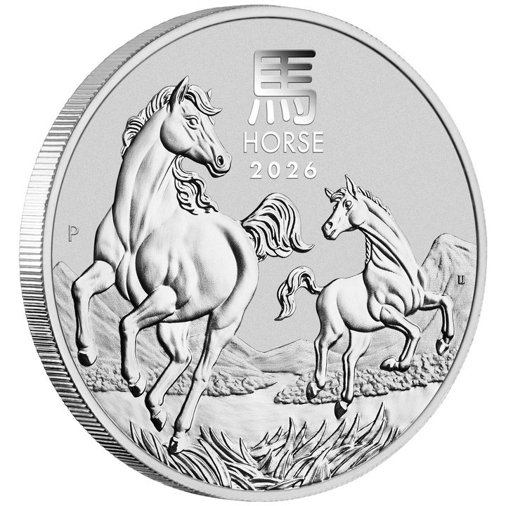 Perth Mint: Lunar III - Rok Konia 2 uncje Srebra 2026