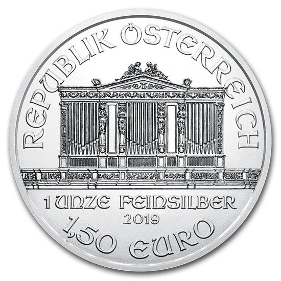 Wiedeński Filharmonik (Wiener Philharmoniker) 1 Uncja Srebra 2019