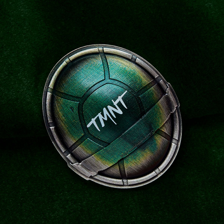 Tuvalu: Teenage Mutant Ninja Turtles - Domed Shell kolorowany 1.5 uncji Srebra 2024 Antiqued Coin