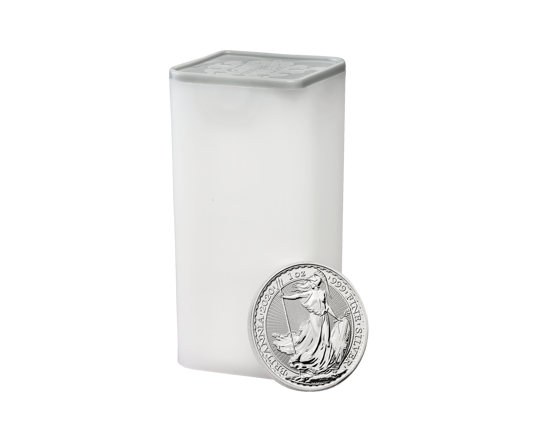 Britannia 1 uncja Srebra 2020 PAKIET 100 SZTUK