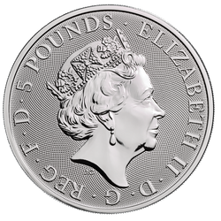 Bestie Królowej: Biały Koń Hanoweru 2 uncje Srebra 2020