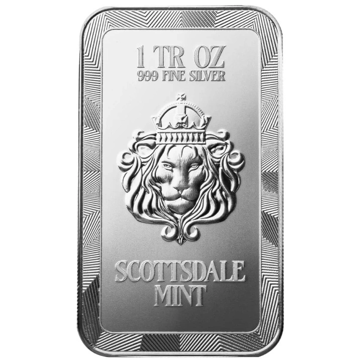Sztabka Scottsdale Mint - Love Love Love... kolorowana 1 uncja Srebra 