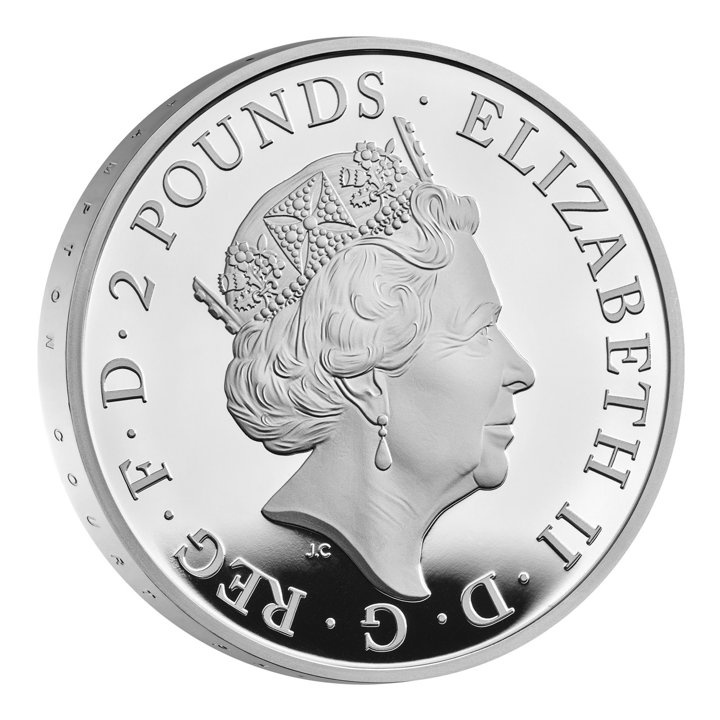 The Royal Tudor Beasts: The Yale of Beaufort 1 uncja Srebra 2023 Proof