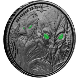 Zestaw Ghana: Alien 4 x 1/2 uncji Srebra 2023