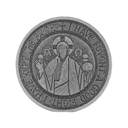 Samoa: Alpha & Omega 1/2 uncji Srebra 2021 Antique Coin