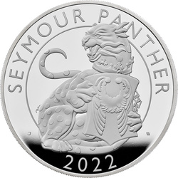 The Royal Tudor Beasts: Seymour Panther 10 uncji Srebra 2022 Proof
