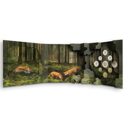 Polskie Monety Obiegowe "Lis Rudy" - zestaw monet 1 gr - 5 zł 2025