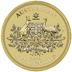 Australian Citizenship $1 Brąz Aluminiowy 2025 (moneta w karcie)