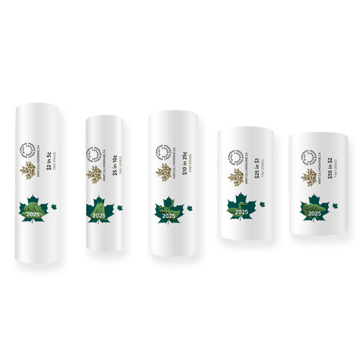 Zestaw Canada: Special Collection - First Strikes 5 x Wrap Roll 2025