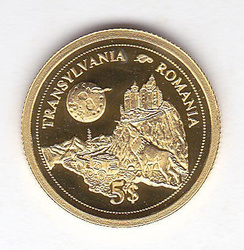 Transylwania 1/25 uncji Złota 2009 Proof