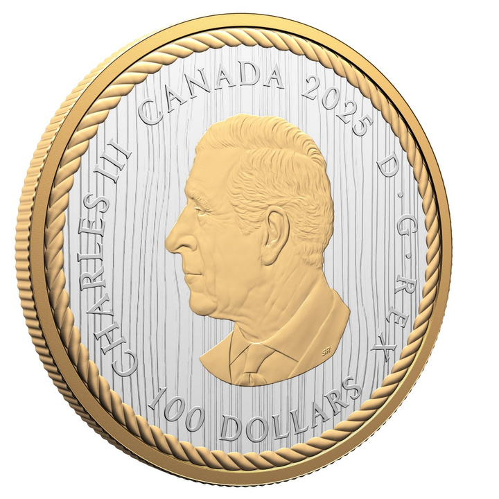 Canada: The Hunter pozłacany 10 uncji Srebra 2025 Proof