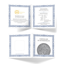 Germania Mint: Megafauna - Lew Jaskiniowy Oblivion 1 uncja Srebra 2026