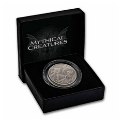 Niue: Mythical Creatures - The Siren 1 uncja Srebra 2025 Antiqued Coin
