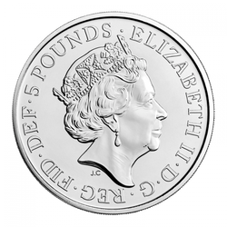 The Royal Tudor Beasts: Lion of England Miedzionikiel 2022