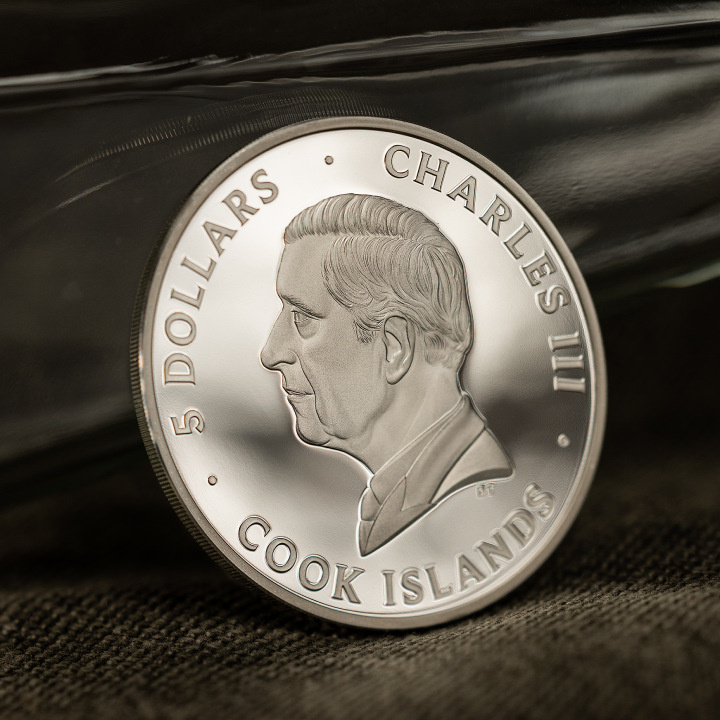 Cook Islands: Typefaces - Frankenstein 1 uncja Srebra 2023 Proof