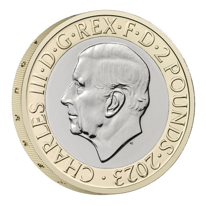 Zestaw 5 monet Wielka Brytania Miedzionikiel 2023 Commemorative Coin