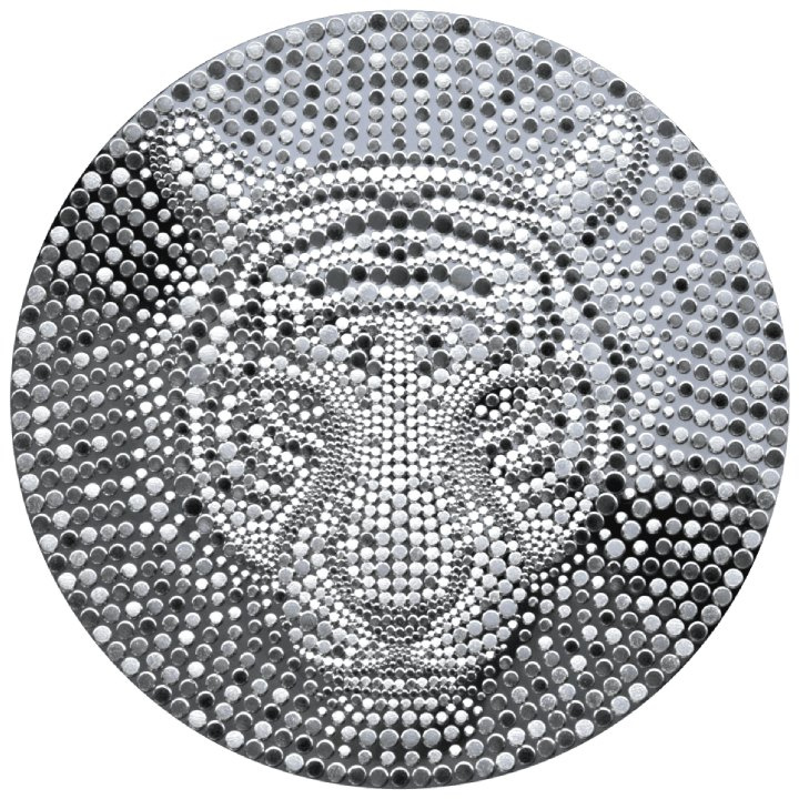 Niue: The Water Tiger $5 Srebro 2022 Prooflike