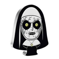 Niue: Horror - The Nun Chibi Coin kolorowany 1 uncja Srebra 2022 Proof