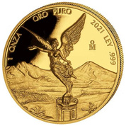 Mexican Libertad 1 uncja Złota 2021 Proof