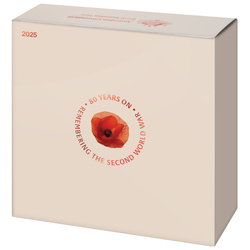 80 Years On: Remembering the Second World War kolorowany $2 Srebro 2025 Proof "C" Mintmark