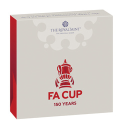 The 150th Anniversary of the FA Cup Srebro £2 2022 Proof Piedfort Coin