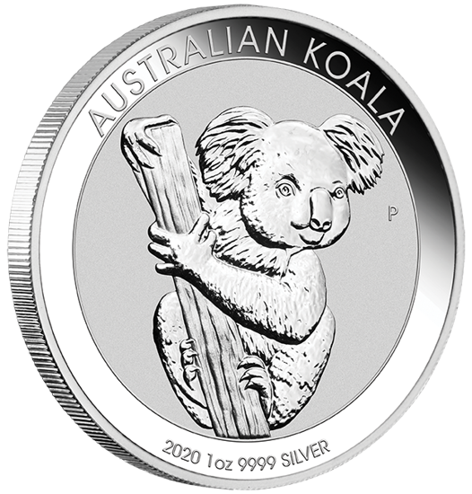 Koala 1 uncja Srebra 2020