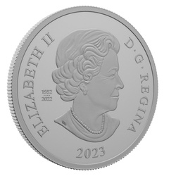 Canada: St. Edward’s Crown $20 pozłacany Srebro 2023 Matte Proof 