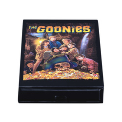 Samoa: The Goonies VHS Tape kolorowany 2 uncje Srebra 2025 Antiqued Shaped Coin