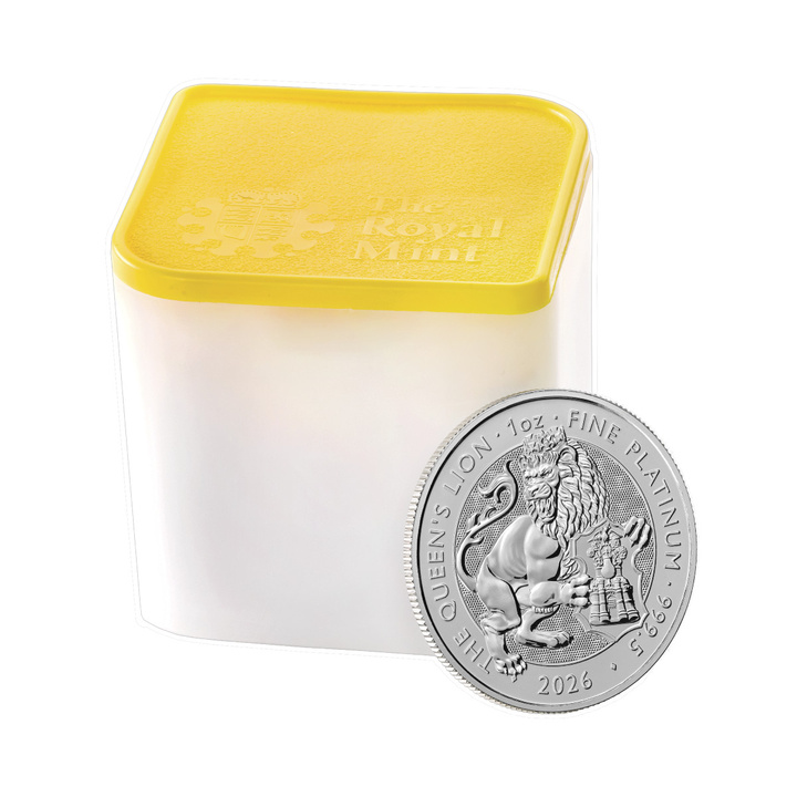 The Royal Tudor Beasts: Queen's Lion 1 uncja Platyny 2026