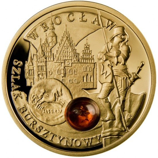 Zestaw 8 monet "Szlak Bursztynowy"