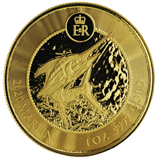 Kajmany: Marlin 1 uncja Złota 2020