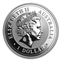 Lunar I: Rok Małpy 1 uncja Srebra Platerowane złotem 2004