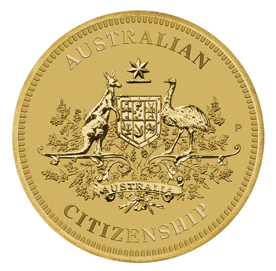 Australijskie Obywatelstwo 13,5 grama Brązu Aluminiowego 2021