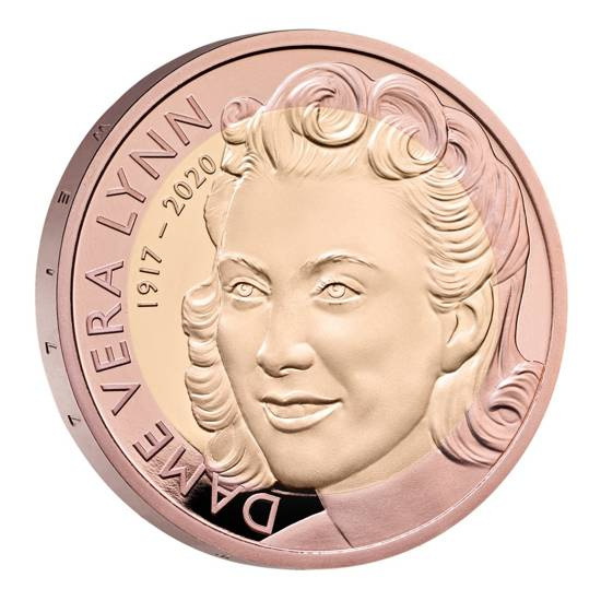 Celebrating the Life and Legacy of Dame Vera Lynn £2 Złoto 2022 Proof