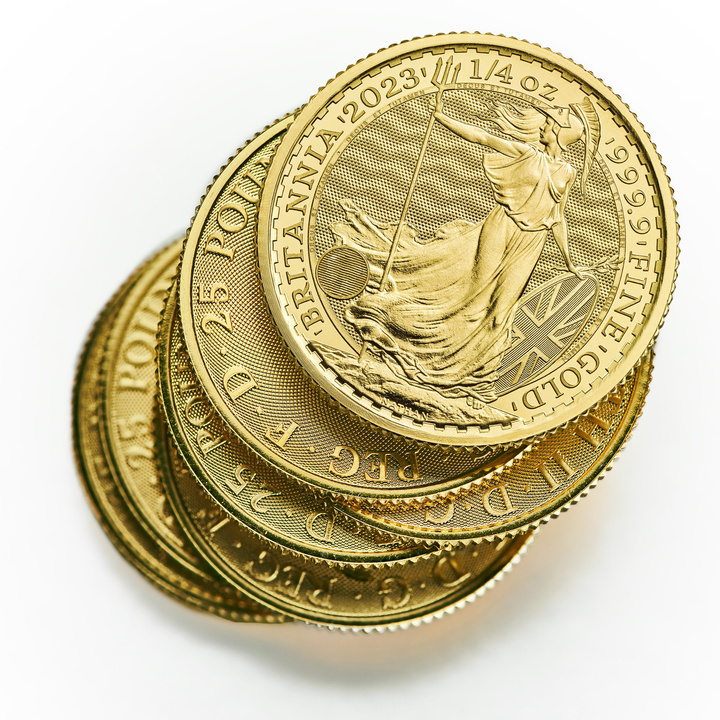 Britannia - Queen Elizabeth II 1/4 uncji Złota 2023