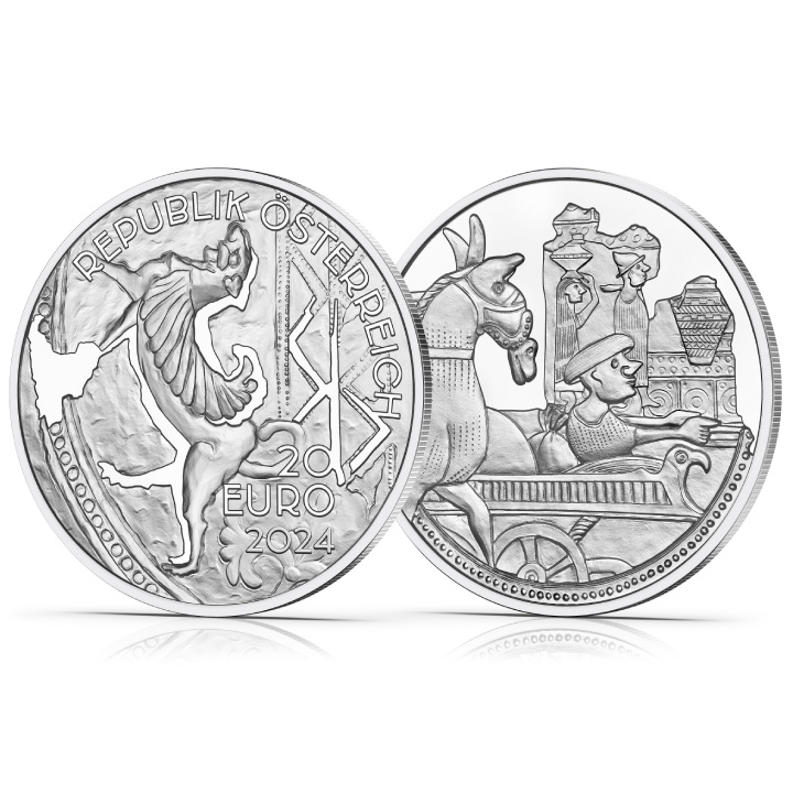 The White Gold of Hallstatt - Salt Trading 20 Euro Srebro 2024 Proof
