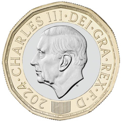 Zestaw 13 monet Miedzionikiel Wielka Brytania 2024